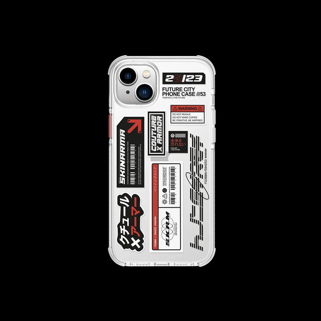 Funda para iPhone 14 tornasol con bumper en bordes TAITO SKINARMA