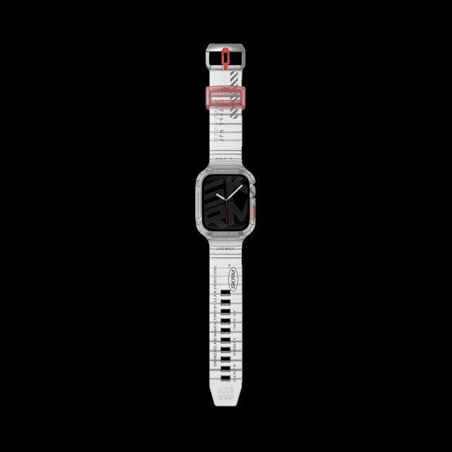 Correa con funda Apple Watch 45 | 44 mm translucida SAIDO SKINARMA