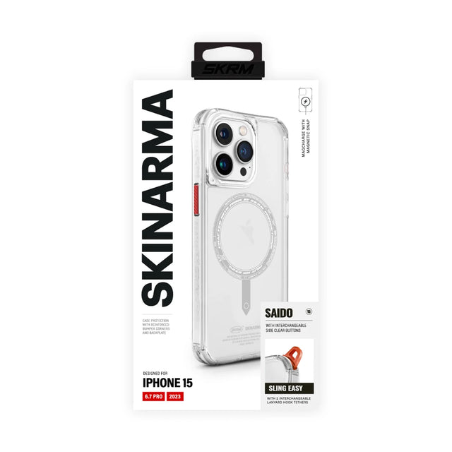 SAIDO (MAG-CHARGE) Funda para iPhone 15 Pro Max